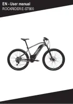 Decathlon ROCKRIDER E-ST900 2019 User Manual preview