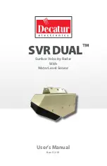 Decatur Electronics SVR DUAL User Manual preview