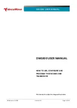 decaWave DW1000 User Manual preview