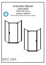 decina Cascade 1000 Instruction Manual preview