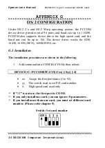 Preview for 38 page of Decision Computer International PCCOM Operation Manual