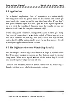 Preview for 4 page of Decision Computer International Watch dog 1 Operation Manual