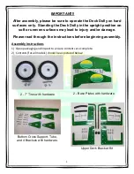 Предварительный просмотр 2 страницы DECK DOLLY JD 1023E Assembly Instructions Manual