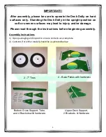 Preview for 2 page of DECK DOLLY JD300 Series Assembly Instructions Manual