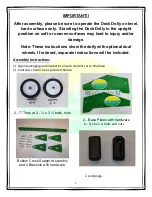 Предварительный просмотр 2 страницы DECK DOLLY Universal DeckDolly Assembly Instructions Manual