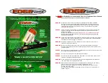 Preview for 1 page of Deck Masters EDGEfast Operating Instructions