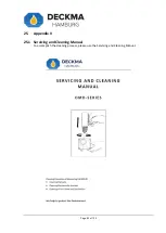 Предварительный просмотр 83 страницы Deckma Hamburg OMD-2008 Instruction Manual