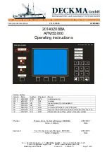 Deckma 20140208BA Operating Instructions Manual предпросмотр