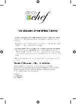 Preview for 3 page of Deco Chef DGCWS01 Instruction Manual