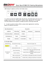 Preview for 3 page of Deco Gear DGMIC1G User Manual