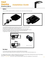 Preview for 2 page of Deco Lighting Small Gladetino Installation Manual