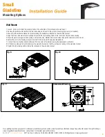 Preview for 4 page of Deco Lighting Small Gladetino Installation Manual