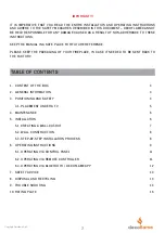 Preview for 3 page of decoflame Denver User Manual