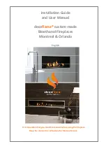 Preview for 3 page of decoflame Montreal Installation Manual And User'S Manual