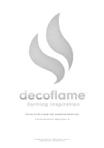 Preview for 12 page of decoflame Montreal Installation Manual And User'S Manual