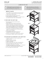 Preview for 2 page of Decolav 5233-24 Use And Care Manual