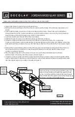 Preview for 5 page of Decolav JORDAN MODULAR 1666 Manual