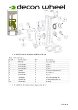 Preview for 2 page of Decon wheel Dietz AS Assembly Instructions