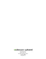 Preview for 115 page of Decon wheel e-drive plus User Manual