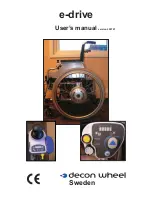 Preview for 1 page of Decon wheel e-drive User Manual