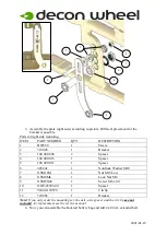 Preview for 2 page of Decon wheel Freetec MEM6415P Assembly Instructions