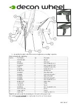 Предварительный просмотр 2 страницы Decon wheel LifeStand LSA Assembly Instructions