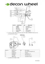 Preview for 3 page of Decon wheel MED3044 Assembly Instructions