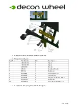 Предварительный просмотр 2 страницы Decon wheel MED3049 Assembly Instructions