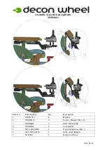 Preview for 3 page of Decon wheel MED3117 Assembly Instructions Manual