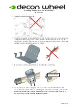 Preview for 1 page of Decon wheel MED3126 Assembly Instructions Manual