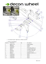 Preview for 4 page of Decon wheel MED3126 Assembly Instructions Manual