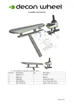 Preview for 5 page of Decon wheel MED3126 Assembly Instructions Manual