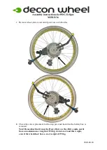 Decon wheel MED3136 Assembly Instructions Manual предпросмотр