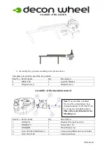 Предварительный просмотр 3 страницы Decon wheel MED3136 Assembly Instructions Manual