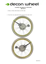 Preview for 1 page of Decon wheel MED3155 Assembly Instructions Manual