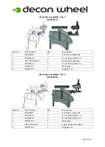 Preview for 3 page of Decon wheel MED3171 Assembly Instructions