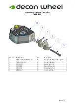 Preview for 4 page of Decon wheel MED3171 Assembly Instructions