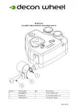 Preview for 4 page of Decon wheel MED3186 Assembly Instructions