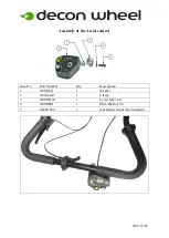 Preview for 4 page of Decon wheel MED3197 Assembly Instructions