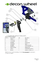 Preview for 2 page of Decon wheel MEM6003-11 Assembly Instructions