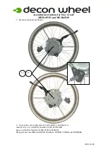 Предварительный просмотр 1 страницы Decon wheel MEM6153P Assembly Instructions