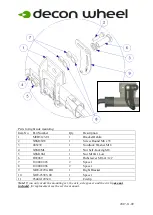 Предварительный просмотр 4 страницы Decon wheel MEM6273 Assembly Instructions