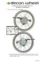 Preview for 1 page of Decon wheel MEM6423P Assembly Instructions