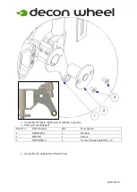 Preview for 2 page of Decon wheel Meyra Nano 1.155 Assembly Instructions Manual