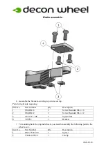 Preview for 3 page of Decon wheel Meyra Nano 1.155 Assembly Instructions Manual