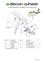 Preview for 4 page of Decon wheel Meyra Nano 1.155 Assembly Instructions Manual