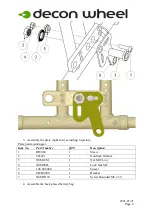 Preview for 2 page of Decon wheel Mobilex Dolphin Assembly Instructions Manual