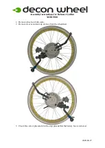 Decon wheel Rehatec Galileo MED3300 Assembly Instructions preview