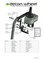 Предварительный просмотр 3 страницы Decon wheel Rehatec Galileo MED3300 Assembly Instructions