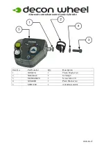 Предварительный просмотр 4 страницы Decon wheel Rehatec Galileo MED3300 Assembly Instructions